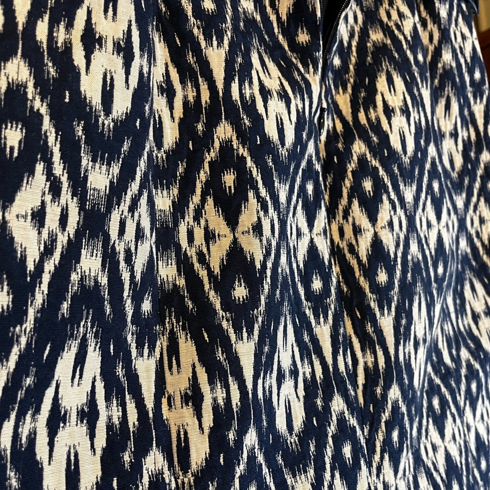 Beautifully made Banana Republic Ikat woven strapless dress size 8 excellent con - Picture 11 of 15